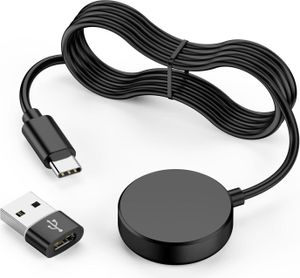 Ladegerät Ladekabel USB C Kompatibel mit Samsung Galaxy Watch 7/ Ultra/ 6/6 Classic/ 5/5 Pro/ 4/4 Classic/ 3/ Active 1/2/ FE, Tpy C Ladekabel Ladestat