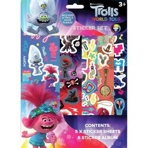 Trolls - Figuren - Sticker Set SG31261 (Einheitsgröße) (Bunt)