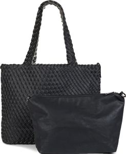 styleBREAKER XXL Wendetasche in Flecht-Optik, Shopper Tasche, 2 Taschen, Handtaschen Set, Bag in Bag, Schultertasche, Damen 02012163 styleBREAKER XXL Wendetasche in Flecht-Optik, Shopper Tasche, 2 Taschen, Handtaschen Set, Bag in Bag, Schultertasche, Damen 02012163