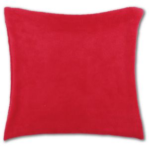 Obliečka na vankúš Kuschel vo veľkosti cca 50x50 cm, farba: červená