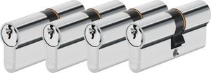 Profilzylinder-Set Abus, 4x 30/30 mm gleichschließend