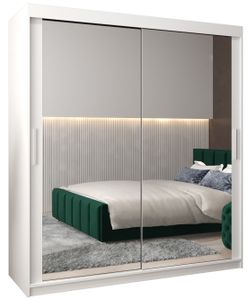 Kleiderschrank, Schiebetürenschrank Schlafzimmer, Schrank mit Spiegel TOKYO 3 180 cm