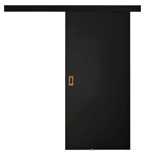KIER FURNITURE Moderne Schiebetüren 90 - Universal - Schwarz 96x205x1,6 cm