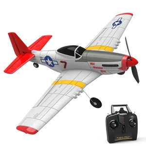 2 Batterie Eachine Mini Mustang P-51D EPP 400mm 2.4G 6-Axis Gyro RC Airplane Trainer Fixed