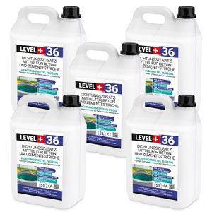 Hydroizolačný plastifikátor na betónové potery a stierky 25L Level+36