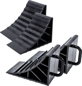 ProPlus Unterlegkeil Kunststoff schwarz 4er Set mit Griff