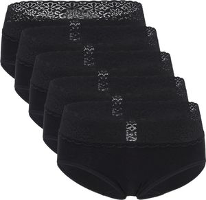 Speidel 5er-Pack Natalie Hüftslip Dekorativer Spitzenbund, Flache elastische Beinspitze, Keine störenden Seitennähte