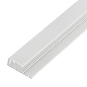 5, S-Polytec® Aluminium U-Profil 3mm Weiß RAL 9016 (2 Meter), Alu Abschlussprofil, Aluprofil für Vinyl-Boden und Aluverbundplatten Dibond