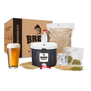 Brew Monkey® Bierbrauset IPA | Basic Set 5 Liter Bier | 5,7% Vol. | Bier Brauen Set | Männergeschenke | Bier Geschenke für Männer | Geburtstagsgeschenk für Männer