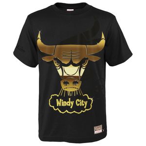 Mitchell & Ness Kinder Shirt - BIG FACE Chicago Bulls US10