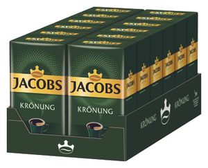 JACOBS Filterkaffee Krönung Klassisch 12x500g Pulver-Kaffee gemahlen Röstkaffee