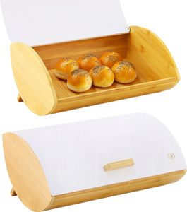 Brotkasten Brotbehälter ALASKA Brotbox Brot Aufbewahrung Box Kiste Bambus