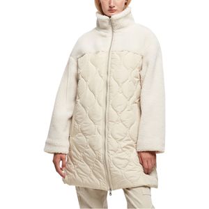 Urban Classics Ladies - Oversized Sherpa Quilted Mantel - 4X