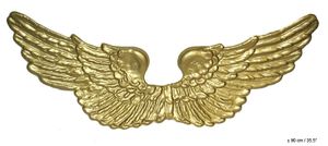 Flügel Engel Farbe gold ca. 90 x 24 cm Plastik Flügel Engel Farbe gold ca. 90 x 24 cm Plastik