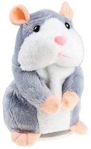 Sprechende Hamster Plüschtier Wiederholt Elektronische Haustiere Spielzeug für Baby Kinde Grey