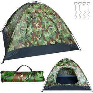 Zelt Camouflage Campingzelt für Zwei Personen,2 Personen Kuppelzelt Wasserdicht 