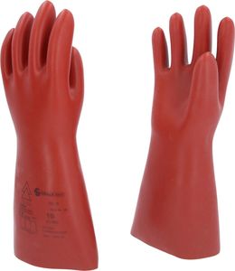 KS TOOLS Elektriker-Schutzhandschuh mit mechanischem Schutz Größe 10 Klasse 0 rot - 117.0069