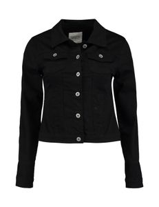 jeansjacke schwarz lang damen
