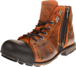 Yellow Cab Y15419 Industrial 2-B - Herren Schuhe Boots / Stiefel - 800-cognac, Größe:45 EU