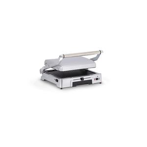 Kontaktgrill Sandwichtmaker Tischgrill SEVERIN KG 2392 ca. 1800 W KG 2392 aus Edelstahl, gebürstetsilber Kontaktgrill Klapptoaster Grillplatte Sandwich Maker
