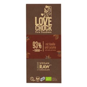 lovechock Tafel 93% Kakao Vanille & Lucuma -- 70g