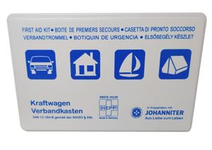 2x Kraftwagen Verbandkasten DIN 13164 Sanitätskoffer Erste Hilfe gemäß StVZO