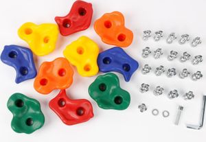 Klettersteine Kletterwand Boulderwand für Spielturm 20 Stück
