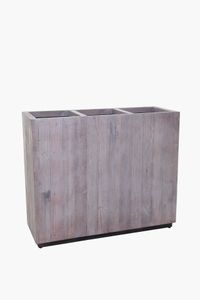 VIVANNO Raumteiler Holz ELEMENTO Kasten, Weiß antik - 90x32x75 cm