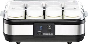 ROMMELSBACHER Jogurtovač JG 40 8 pohárov (à 150 ml) 40 W čierna/nerezová oceľ