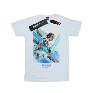 Star Wars: The Rise of Skywalker - "Resistance Poster" T-Shirt für Damen BI51550 (5XL) (Weiß)