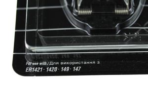 Panasonic WER9714Y Klingenblock, Messer für ER1420, ER1421, ER149, ER147...