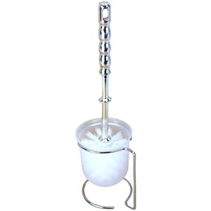 Bürstengarnitur Set WC-Bürsten Halterung ca.37cm verchromte Garnitur