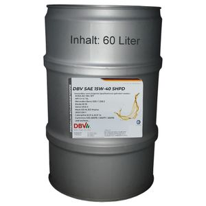 DBV SAE 15W/40 SHPD-Ganzjahresöl  mineralisch 60-Liter-Fass