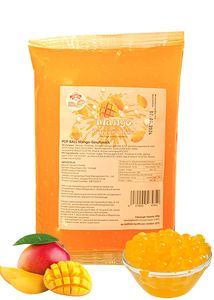 BubbleTea Popping Boba - 600g Mango - Super Ideen zum selber machen und Partys