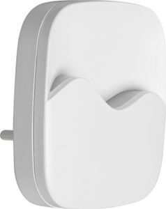 LEDVANCE Lampka nocna LED | LUNETTA WAVE biała | ciepła biel | 0,5W | biała obudowa | do gniazdka elektrycznego