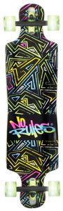 Longboard / Skateboard Žádná pravidla ABEC 7 neon