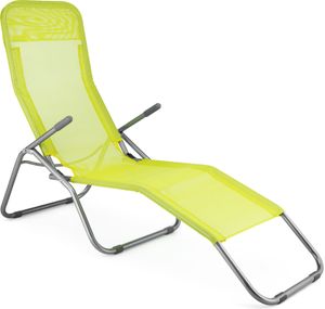 Outtec® Klappbare Gartensessel Sonnenliege - bis 130 kg - Liegestuhl Klappliege Gartenliege Rückenlehne Campingstuhl Strandsessel Strandstuhl