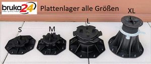 Höhenverstellbare Plattenlager PRO FIXX Terrassenlager Stelzlager Balkenlager M: 30 - 60 mm 50 Stück