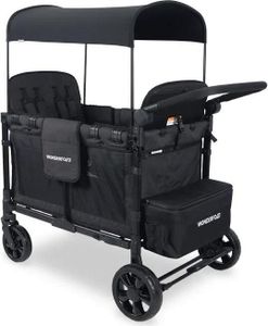 Wonderfold Bollerwagen Kinderwagen Elite Quad Volcano Black - schwarz Wonderfold Bollerwagen Kinderwagen Elite Quad Volcano Black - schwarz