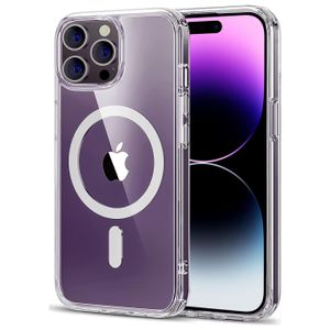 Schutzhülle für iPhone 14 Pro Max Hülle kompatibel mit MagSafe Transparent Silikon Case