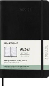 Moleskine Wochen-Notizkalender 2022-2023 / Softcover / Large