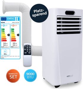 HOME DELUXE - Klimaanlage Mobil SET MOKLI XL DELUXE - 9000 BTU/h (2.600 Watt) - Mobiles Klimagerät mit 5in1 System: kühlen, heizen, entfeuchten, lüften, Nachtmodus HOME DELUXE - Klimaanlage Mobil SET MOKLI XL DELUXE - 9000 BTU/h (2.600 Watt) - Mobiles Klimagerät mit 5in1 System: kühlen, heizen, entfeuchten, lüften, Nachtmodus