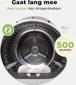 Trocknerbälle mit Waschparfüm - Trocknerbälle - weiß - Set mit 6 XL Bällen - Trocknerbälle Wolle - 100% neuseeländische Schafwolle - Wäschebälle