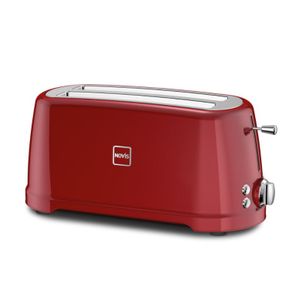 Novis T4 - Toaster - 2 lange Schlitze - Rot