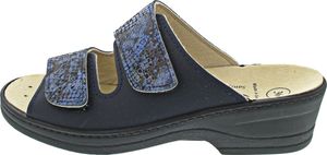 algemare Damen Pantolette in Blau, Größe 37