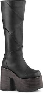 CAMEL-280 Damen Boots von DemoniaCult, Schwarz  , EU 41, US 11