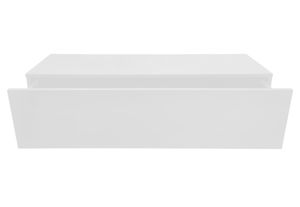Schwebender Flurschrank - Hängender Sideboardschrank - mit Schublade - 100 cm breit - weiß