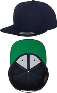 FLEXFIT 6089M | Classic Snapback Cap / Czapka / Kapelusz - Kolor: Granatowy - Rozmiar: Jeden rozmiar