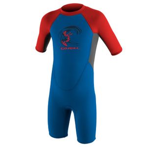 O'Neill Reactor-2 Shorty Wetsuit 2mm Backzip Toddler Boys Red (2)