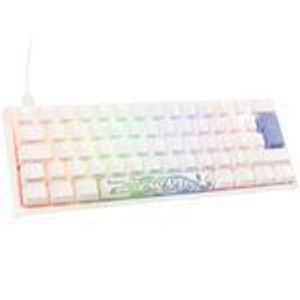 Ducky One 2 Pro Mini White Edition Gaming Tastatur, RGB LED - Kailh White